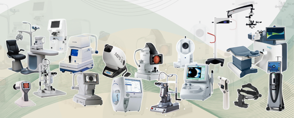 Peralatan medis mata profesional tersedia untuk disewa di MCA Eye