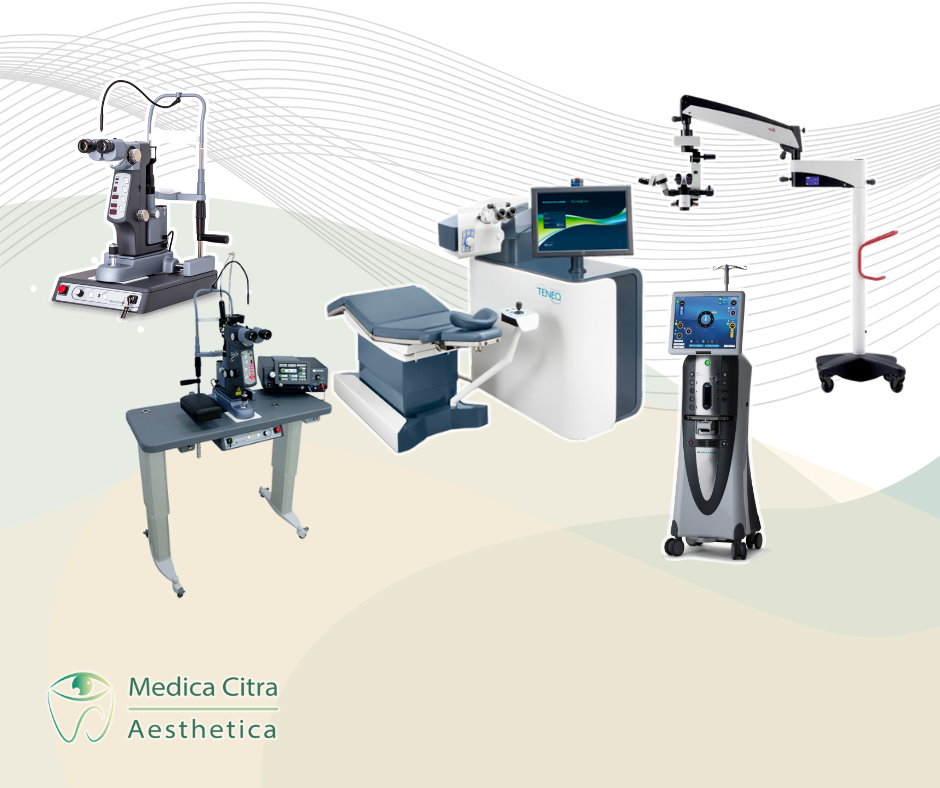 Alat operasi mata modern yang disewakan oleh MCA Eye.